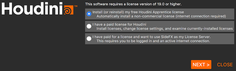 houdini fx license